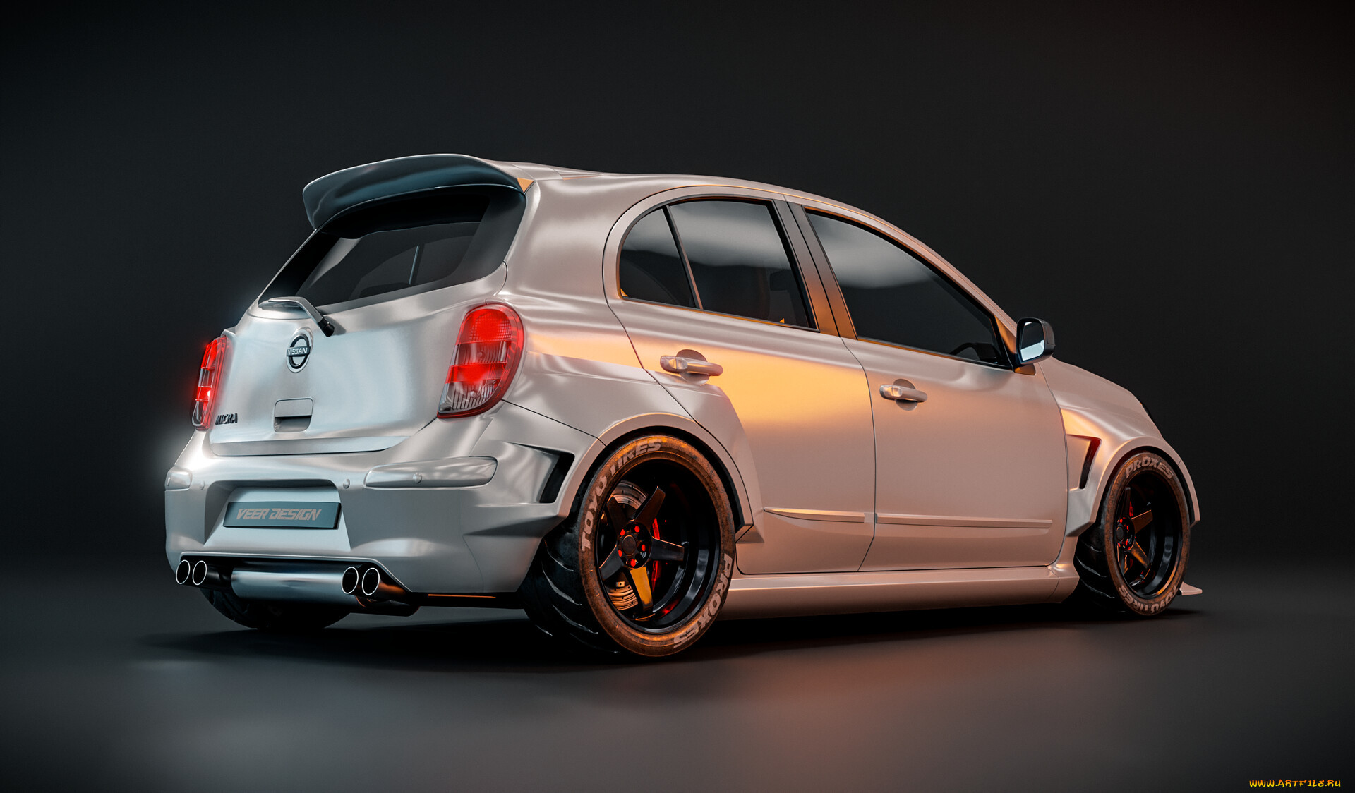 , 3, nissan, micra, k13, widebody